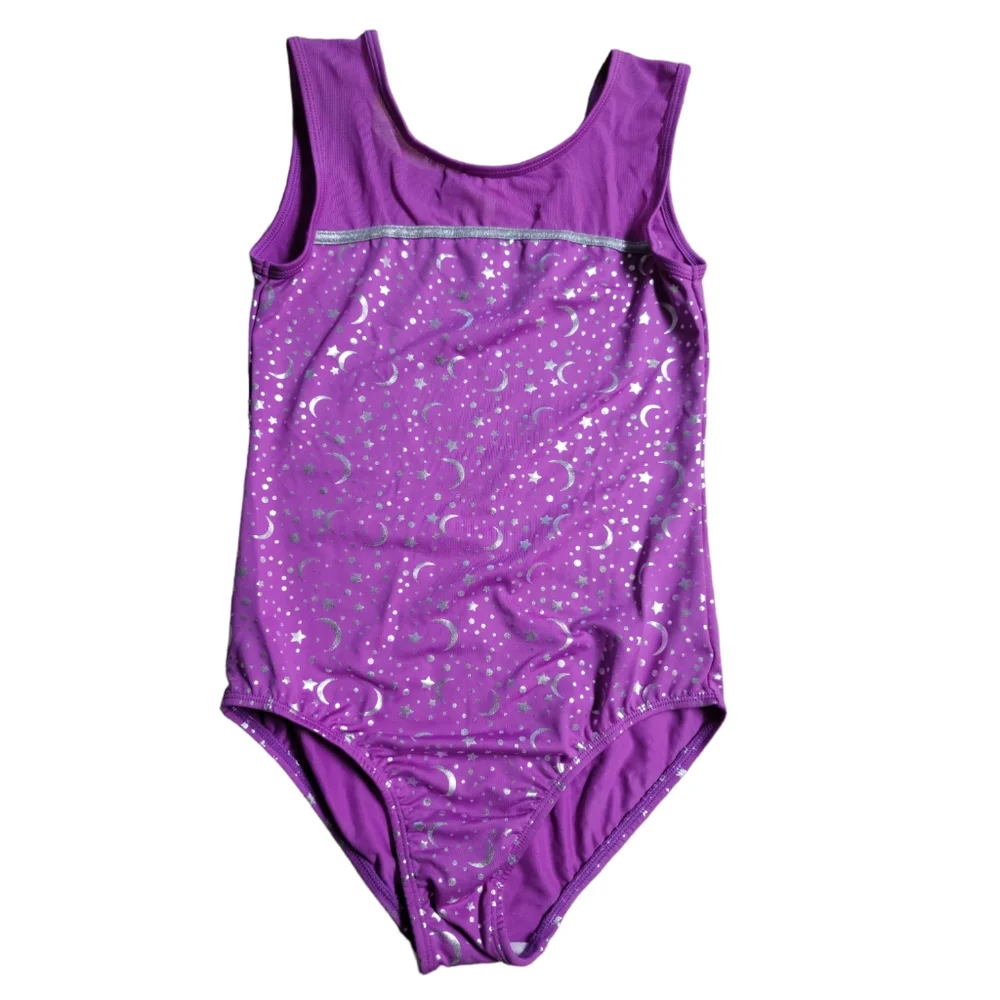 Cat & Jack Girls One Piece Celestial Pull-On Magenta Leotard Size XL (14/16)